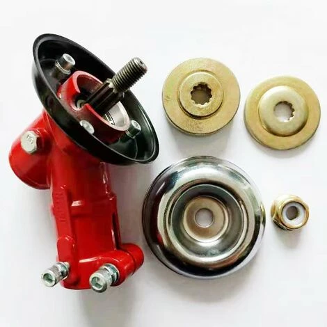 REGALI 1pc Débroussailleuse Tondeuse Remplacer Tête De Boîte De Vitesses Tête De Boîte De Vitesses Rouge 26mm Diamètre 4 Dents 4 REGALI 1pc Débroussailleuse Tondeuse Remplacer Tête De Boîte De Vitesses Tête De Boîte De Vitesses Rouge 26mm Diamètre 4 Dents – Image 2