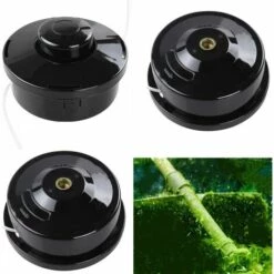 REGALI 2pcs Tête à Double Filetage Pour Tondeuse à Gazon Bobine De Rechange Universelle En Nylon Et Tête De Coupe M10 X 1,25 -Débroussailleuse Soldes Magasin 67559462 3