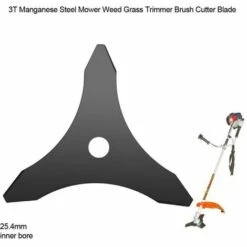GRID COOL Lame De Débroussailleuse à Trois Dents One-For-All Pour Machines Stihl, Husqvarna, Mitox, Echo, Kawasaki Et Autres -Débroussailleuse Soldes Magasin 67575575 2