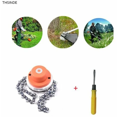 LLOVE Tondeuse à Gazon à Chaîne De Jardin, Débroussailleuse Pour Accessoires De Tondeuse à Gazon (rouge) 2PCS 3 LLOVE Tondeuse à Gazon à Chaîne De Jardin, Débroussailleuse Pour Accessoires De Tondeuse à Gazon (rouge) 2PCS