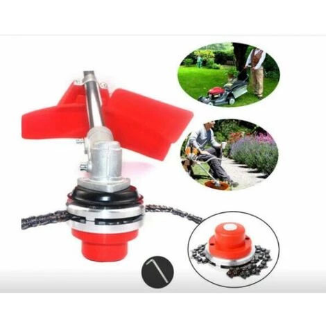 LLOVE Tondeuse à Gazon à Chaîne De Jardin, Débroussailleuse Pour Accessoires De Tondeuse à Gazon (rouge) 2PCS 5 LLOVE Tondeuse à Gazon à Chaîne De Jardin, Débroussailleuse Pour Accessoires De Tondeuse à Gazon (rouge) 2PCS – Image 3