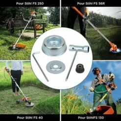 LLOVE Kit Ecrou Tete Debroussailleuse Universelle,pour Débroussailleuse Thermique, Stihl, Echo, Ryobi Tete -Débroussailleuse Soldes Magasin 67631478 5