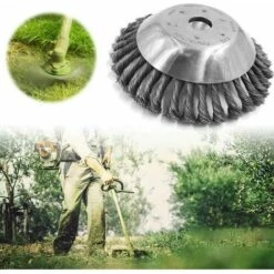 QERSTA Brosse à Mauvaises Herbes Débroussailleuse Coupeur Tête Pour Débroussailleuse Brosse Ronde Pour Débroussailleuse (6") -Débroussailleuse Soldes Magasin 67646524 3
