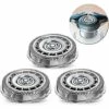 THSINDE Tête De Rasage De Rechange Sh70, 3X Têtes De Rasage, Pour Remplacer Les Têtes De Rasoir Philips Norelco 7000 Sh70, Pour S7000, S7310, S7530, Sw7700, S7370 -Débroussailleuse Soldes Magasin 67662896 1