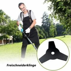 LLOVE Lame De Tondeuse à Gazon, Lame De Rechange Pour Débroussailleuse En Acier à 3 Dents -Débroussailleuse Soldes Magasin 67667340 3