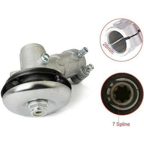 MONLY Matriau - Le Rducteur De La Dbroussailleuse Est En Alliage D'aluminium De Haute Qualit Et En Acier. Il Est Antirouille, Anticorrosion Et Possde Une Excellente Rsistance L'oxydation.Spcifications Disponibles - Il Existe Quatre Tailles De Rducteur: 26 Mm De 4 MONLY Matriau - Le Rducteur De La Dbroussailleuse Est En Alliage D'aluminium De Haute Qualit Et En Acier. Il Est Antirouille, Anticorrosion Et Possde Une Excellente Rsistance L'oxydation.Spcifications Disponibles - Il Existe Quatre Tailles De Rducteur: 26 Mm De – Image 2