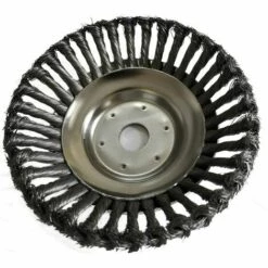 Cisea Tête Brosse Désherbage Avec Contre-écrou Pour Débroussailleuse, Plateau Désherbage En Fil D'acier Universel, Tête D'herbe Roue Au Manganèse Brosse Pièces De Rechange, 150 X 25,4 Mm -Débroussailleuse Soldes Magasin 67672530 2