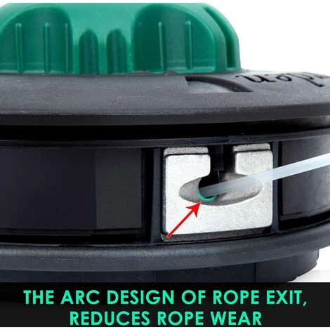 ENLENK Tête De Débroussailleuse, OLEOMAC, 130 MM, M 10X1,25 F, Tête De Débroussailleuse Universelle En Métal, Convient à Toutes Les Débroussailleuses Sthil, Husquarna, Stiga 5 ENLENK Tête De Débroussailleuse, OLEOMAC, 130 MM, M 10X1,25 F, Tête De Débroussailleuse Universelle En Métal, Convient à Toutes Les Débroussailleuses Sthil, Husquarna, Stiga – Image 3