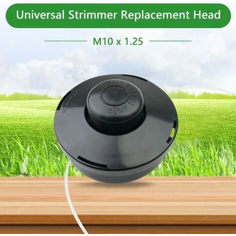 ENLENK Lot De 2 Tête De Débroussailleuse Universelle Nylon Bobine De Rechange Et Tête De Coupe M10 X 1,25 Pour Débroussailleuse Thermique à Essence 5 ENLENK Lot De 2 Tête De Débroussailleuse Universelle Nylon Bobine De Rechange Et Tête De Coupe M10 X 1,25 Pour Débroussailleuse Thermique à Essence – Image 3