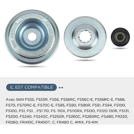 ENLENK Kit Ecrou Tete Debroussailleuse Universelle, Pour Débroussailleuse Thermique, Stihl, Echo, Ryobi Tete 6 ENLENK Kit Ecrou Tete Debroussailleuse Universelle, Pour Débroussailleuse Thermique, Stihl, Echo, Ryobi Tete – Image 4