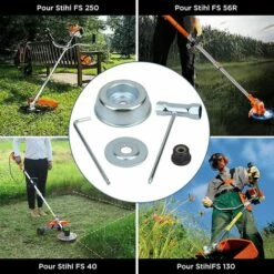 ENLENK Kit Ecrou Tete Debroussailleuse Universelle, Pour Débroussailleuse Thermique, Stihl, Echo, Ryobi Tete 11 ENLENK Kit Ecrou Tete Debroussailleuse Universelle, Pour Débroussailleuse Thermique, Stihl, Echo, Ryobi Tete -Débroussailleuse Soldes Magasin 67681371 5