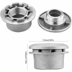 ENLENK Tête De Coupe Gazon En Aluminium, Tête De Coupe En Aluminium, Tête De Coupe En Aluminium, Tête De Coupe Universelle Pour Jardin, Pelouse, Cour -Débroussailleuse Soldes Magasin 67683995 2