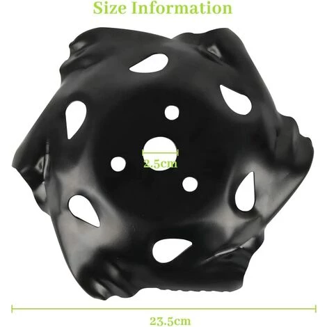 FLYME Tête De Coupe-herbe, Tête De Coupe-herbe, Tête De Coupe-herbe, Tête De Coupe Universelle, Tête De Coupe-herbe En Acier, Accessoires De Débroussailleuse Pour Jardin, 235x25,4 Mm 4 FLYME Tête De Coupe-herbe, Tête De Coupe-herbe, Tête De Coupe-herbe, Tête De Coupe Universelle, Tête De Coupe-herbe En Acier, Accessoires De Débroussailleuse Pour Jardin, 235x25,4 Mm – Image 2