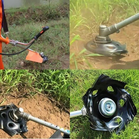 FLYME Tête De Coupe-herbe, Tête De Coupe-herbe, Tête De Coupe-herbe, Tête De Coupe Universelle, Tête De Coupe-herbe En Acier, Accessoires De Débroussailleuse Pour Jardin, 235x25,4 Mm 5 FLYME Tête De Coupe-herbe, Tête De Coupe-herbe, Tête De Coupe-herbe, Tête De Coupe Universelle, Tête De Coupe-herbe En Acier, Accessoires De Débroussailleuse Pour Jardin, 235x25,4 Mm – Image 3