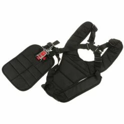 FLYME Ceinture Coupe-Bordures Noire Confort Double Bandoulière En Nylon Réglable Accessoires Pour Débroussailleuses Noir 11 X 4,7 X 3,6 Pouces