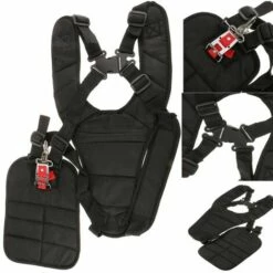 FLYME Ceinture Coupe-Bordures Noire Confort Double Bandoulière En Nylon Réglable Accessoires Pour Débroussailleuses Noir 11 X 4,7 X 3,6 Pouces -Débroussailleuse Soldes Magasin 67811620 4