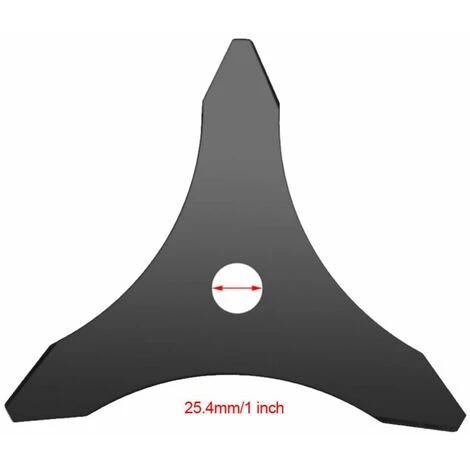 FLYME Lame De Débroussailleuse à Trois Dents One-For-All Pour Machines Stihl, Husqvarna, Mitox, Echo, Kawasaki Et Autres 7 FLYME Lame De Débroussailleuse à Trois Dents One-For-All Pour Machines Stihl, Husqvarna, Mitox, Echo, Kawasaki Et Autres – Image 5