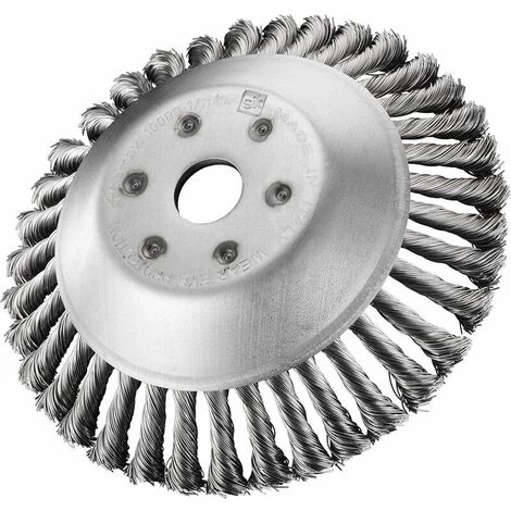 ECHOO Brosse à Mauvaises Herbes Débroussailleuse Coupeur Tête Pour Débroussailleuse Brosse Ronde Pour Débroussailleuse (8") 3 ECHOO Brosse à Mauvaises Herbes Débroussailleuse Coupeur Tête Pour Débroussailleuse Brosse Ronde Pour Débroussailleuse (8")