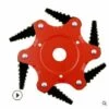 QERSTA Tête De Débroussailleuse En Métal à 6 Dents - Tête De Tondeuse à Gazon De Jardin 2 Commandes - Lame Rouge, Noire 2 QERSTA Tête De Débroussailleuse En Métal à 6 Dents - Tête De Tondeuse à Gazon De Jardin 2 Commandes - Lame Rouge, Noire -Débroussailleuse Soldes Magasin 67962685 1