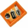 Cisea Filtre à Air + Filtres à Carburant + Bougie D'allumage Pour Stihl Fs120, Fs200 -Débroussailleuse Soldes Magasin 68076721 1