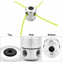 Cisea Tête De Débroussailleuse Universelle Aluminium Fils Tête Coupe-bordure Tête Double Fil Bobine Tête Fil Nylon Pour Tondeuse, 1 Têtes De Fil + 4 Fils 8 Cisea Tête De Débroussailleuse Universelle Aluminium Fils Tête Coupe-bordure Tête Double Fil Bobine Tête Fil Nylon Pour Tondeuse, 1 Têtes De Fil + 4 Fils -Débroussailleuse Soldes Magasin 68076777 2