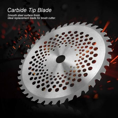 Lame De Débroussailleuse Lames De Scie à Bois De 40 Dents 1'' Diamètre De L'alésage 10'' Lames à Pointe En Carbure Pour L'herbe De Jardin 1,5 X 255 X 25,4mm 13Treize 6 Lame De Débroussailleuse Lames De Scie à Bois De 40 Dents 1'' Diamètre De L'alésage 10'' Lames à Pointe En Carbure Pour L'herbe De Jardin 1,5 X 255 X 25,4mm 13Treize – Image 4