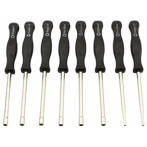 QERSTA Lot De 10 Outil De Réglage De Carburateur Avec Brosse De Nettoyage Aiguille De Carburateur 6 QERSTA Lot De 10 Outil De Réglage De Carburateur Avec Brosse De Nettoyage Aiguille De Carburateur – Image 4