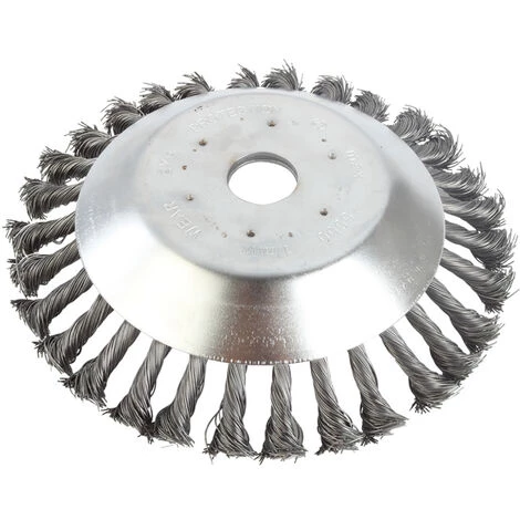 HEGUYEY Tête De Débroussailleuse Conique En Fil D'acier Solide Noué De 200 Mm Pour Tondeuse à Gazon - Jardin Et Mauvaises Herbes Weedin 7 HEGUYEY Tête De Débroussailleuse Conique En Fil D'acier Solide Noué De 200 Mm Pour Tondeuse à Gazon - Jardin Et Mauvaises Herbes Weedin – Image 5