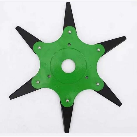 FLYME Tete De Coupe, 6 Dents, Outil De Mangeur D'Herbe, Verte 4 FLYME Tete De Coupe, 6 Dents, Outil De Mangeur D'Herbe, Verte – Image 2