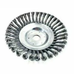 ENLENK Tête Universelle De Coupe-Herbe De Brosse De Roue De Fil D'acier, Coupe-Bordures De Jardin Tête De Coupe De Brosse De Mauvaises Herbes De Jardin (1 Pièce,6 Pouces)