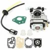 QERSTA Accessoire Pour Débroussailleuse Filtre De Tube De Carburant De Carburateur Et Kit De Réparation Compatible Avec Le Moteur De Coupe-herbe -Débroussailleuse Soldes Magasin 68490110 1