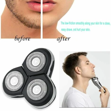 QERSTA Têtes De Rasoir RQ12 Compatibles Avec Phi-lips Norelco RQ11 RQ10 Sensotouch RQ1250 RQ1180 Arcitec 3D Rasoir électrique Pour Homme Avec Brosse De Nettoyage 5 QERSTA Têtes De Rasoir RQ12 Compatibles Avec Phi-lips Norelco RQ11 RQ10 Sensotouch RQ1250 RQ1180 Arcitec 3D Rasoir électrique Pour Homme Avec Brosse De Nettoyage – Image 3