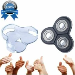 QERSTA Têtes De Rasoir RQ12 Compatibles Avec Phi-lips Norelco RQ11 RQ10 Sensotouch RQ1250 RQ1180 Arcitec 3D Rasoir électrique Pour Homme Avec Brosse De Nettoyage 10 QERSTA Têtes De Rasoir RQ12 Compatibles Avec Phi-lips Norelco RQ11 RQ10 Sensotouch RQ1250 RQ1180 Arcitec 3D Rasoir électrique Pour Homme Avec Brosse De Nettoyage -Débroussailleuse Soldes Magasin 68491107 4