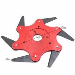 Cisea Tête De Débroussailleuse En Métal à 6 Dents - Tête De Tondeuse à Gazon De Jardin 2 Commandes - Rouge, Lame Plate 8 Cisea Tête De Débroussailleuse En Métal à 6 Dents - Tête De Tondeuse à Gazon De Jardin 2 Commandes - Rouge, Lame Plate -Débroussailleuse Soldes Magasin 68583584 3