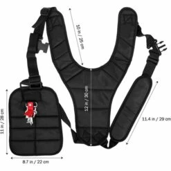 FVO Ceinture-baudrier Pratique à Double Boutonnage Pour Débroussailleuse De Jardin. -Débroussailleuse Soldes Magasin 68586103 4