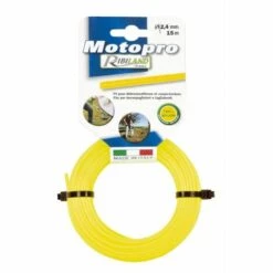 RIBIMEX Fil Rond Diam.3,3 Mm X 50m Jaune''MOTOPRO''
