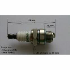 JARDIAFFAIRES Bougie Pour Tronçonneuse, Taille Haies, Débroussailleuse Remplace BM6A Ou CJ8