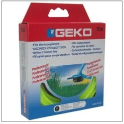 GEKO - Fil Nylon Carré Pour Coupe Bordure D: 1.6mmx15m