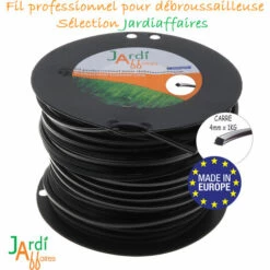 JARDIAFFAIRES Bobine De Fil Extra Pro Carré Pour Débroussailleuse 4mm X 64 Mètres -Débroussailleuse Soldes Magasin 9141025 3