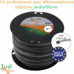 JARDIAFFAIRES Bobine De Fil Twin Pro Carré Pour Débroussailleuse 2,4mm X 180 Mètres 7 JARDIAFFAIRES Bobine De Fil Twin Pro Carré Pour Débroussailleuse 2,4mm X 180 Mètres -Débroussailleuse Soldes Magasin 9141030 3