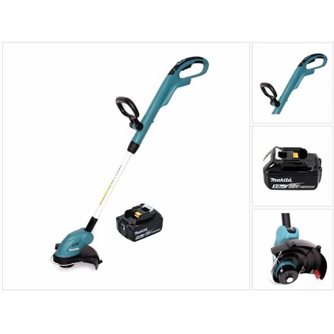 Makita DUR 181 18V Li-Ion Coupe-herbe Sans Fil + 1x Batterie BL 1850 5,0 Ah - Sans Chargeur 4 Makita DUR 181 18V Li-Ion Coupe-herbe Sans Fil + 1x Batterie BL 1850 5,0 Ah - Sans Chargeur – Image 2